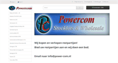 Desktop Screenshot of power-com.nl