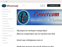 Tablet Screenshot of power-com.nl